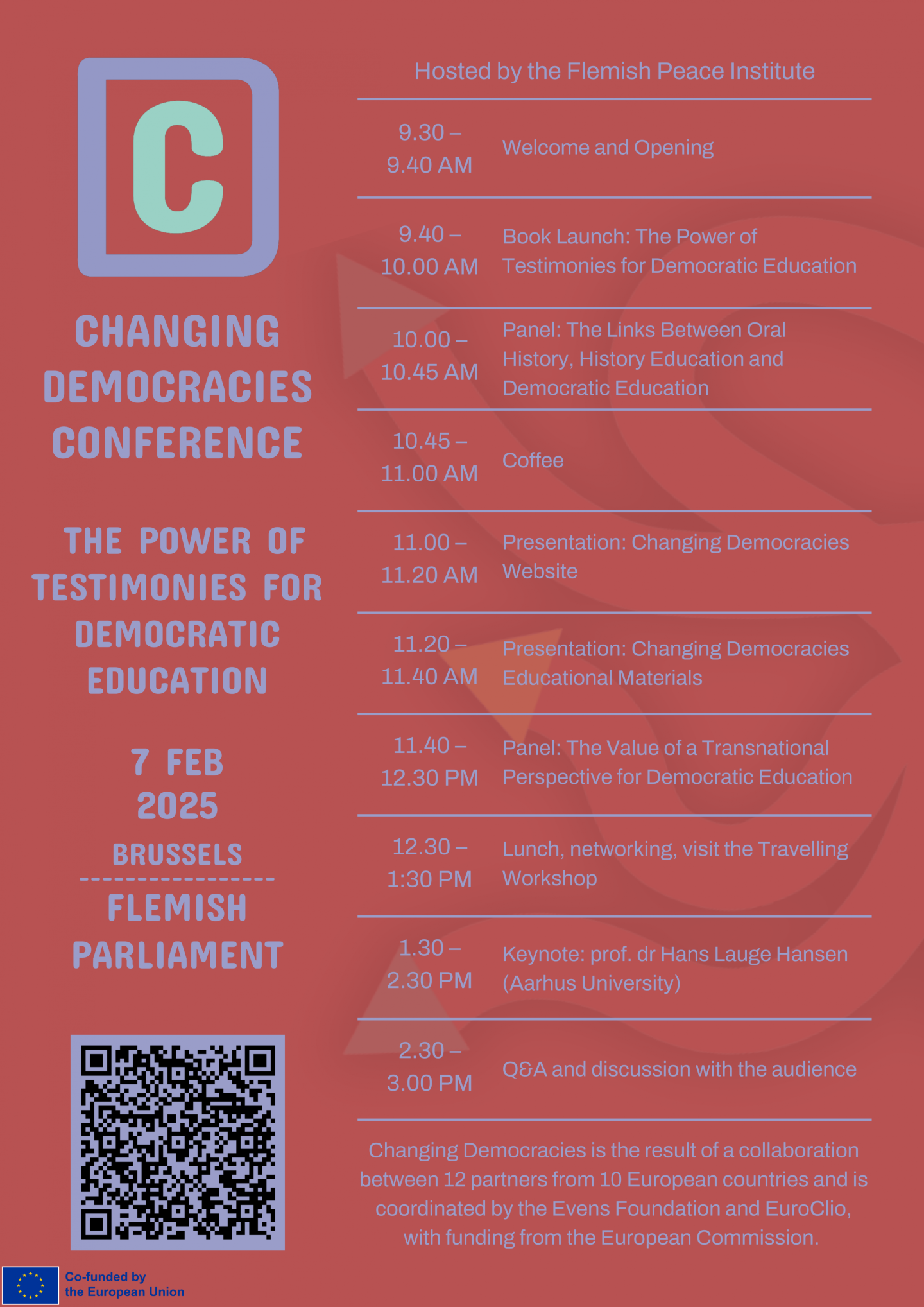 Programme Announced for Changing Democracies Conference